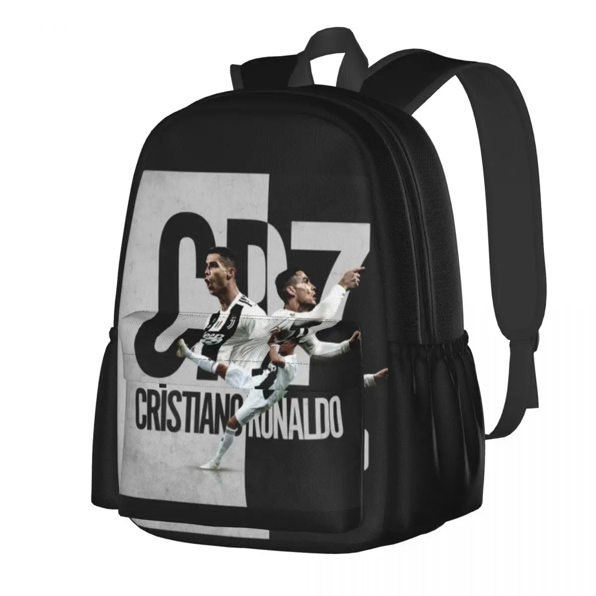 

CR7 Football Star Backpack Women C-Cristianoed Breathable Backpacks Polyester High School Bags Sport High Quality Rucksack