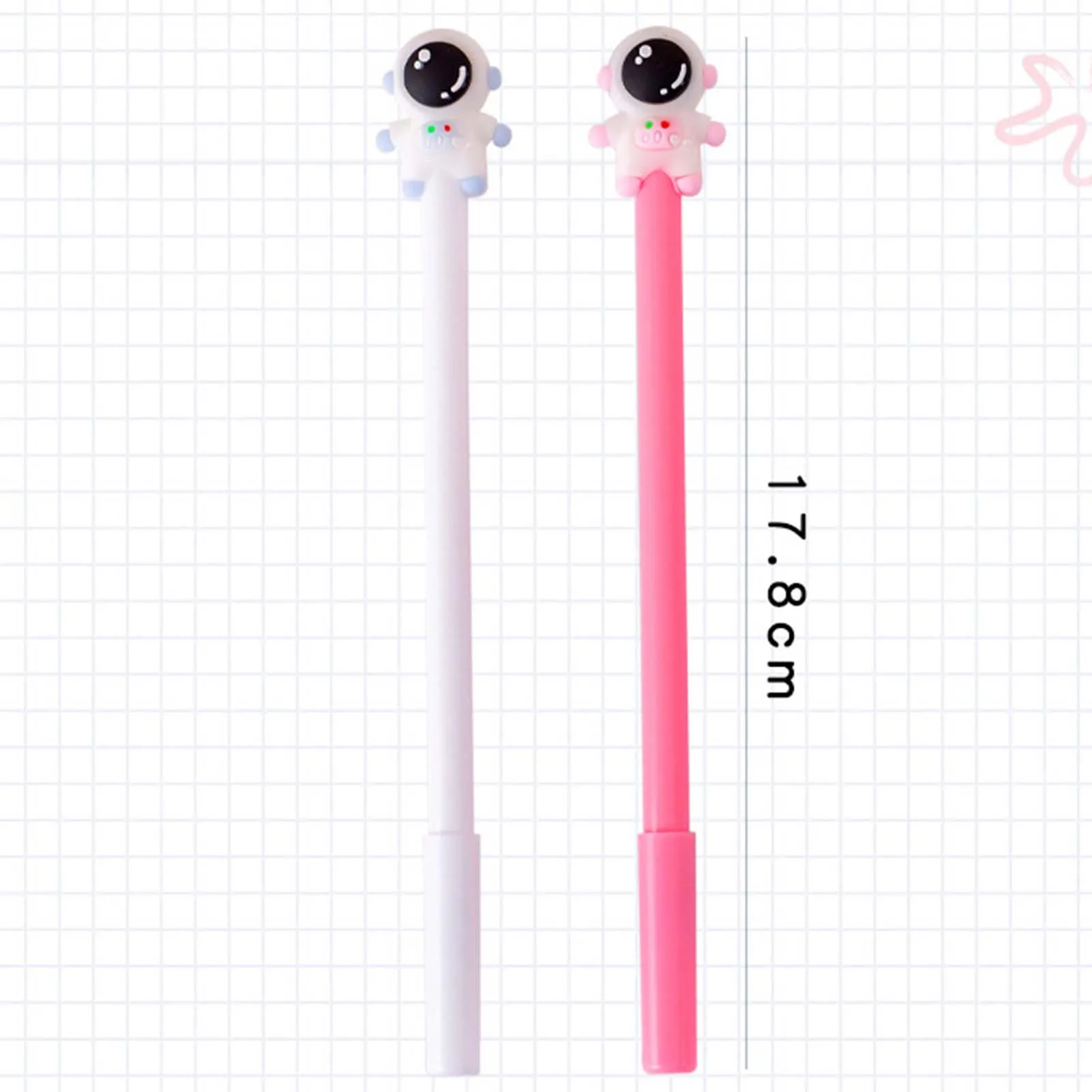 만화 우주인 펜, 다목적 블랙 잉크 펜, 생일 선물, 0.5mm