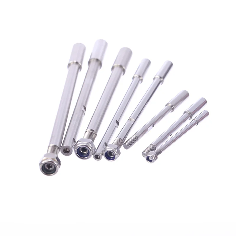 1 قطعة Rc قارب الفولاذ المقاوم للصدأ 3.18/ 4.76 3/16 ''/ 6.35 مللي متر 1/4'' الدعامة رمح طول 124/112 مللي متر لمحرك الغاز RC قارب فليكس كابل رمح