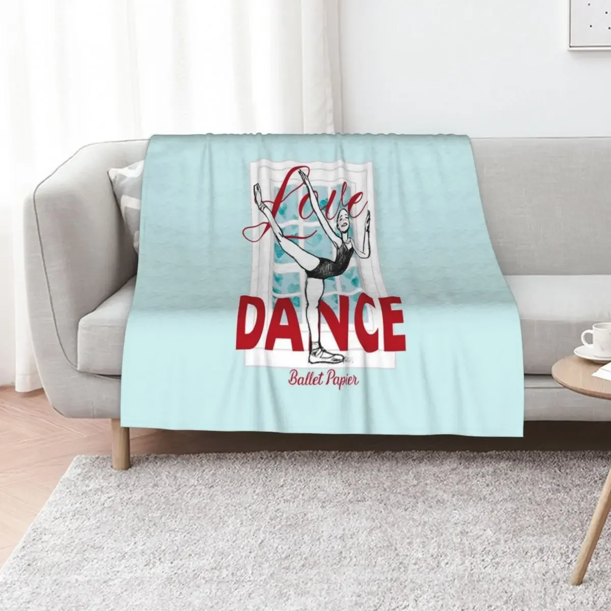 

Love Dance Progress Throw Blanket For Decorative Sofa Soft Big Furrys Luxury Blankets