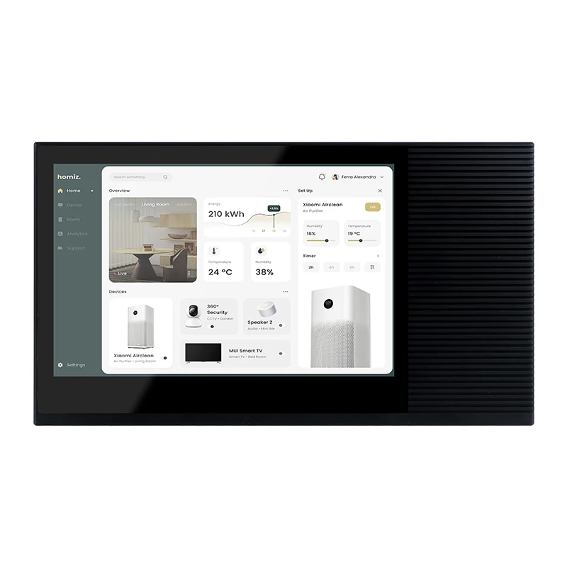 Accept 10.1 Inch RK3566 Quad Core 2GB RAM /4GB RAM Andoroid Wifi PoE Touch Control Panel For Home Automation