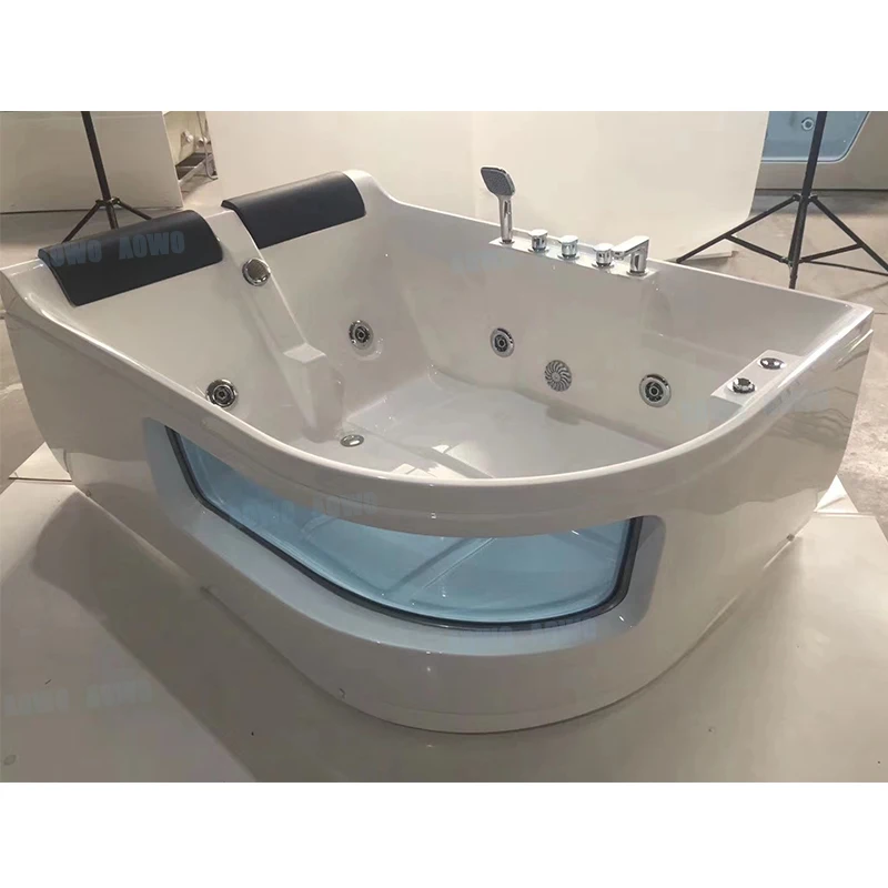 

Modern Spa Yacuzzi Jakuzzy Function For Double 2 Person Bathroom Bath Tub With Pure Acrylic Material Whirlpool Hot TubMassage
