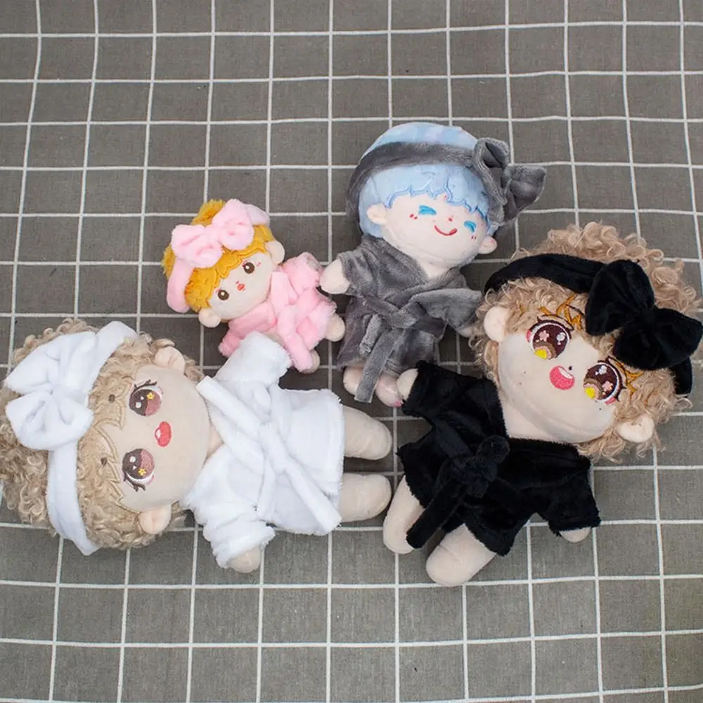 4 色 1/12BJD 人形アクセサリー人形パジャマ 15 センチメートル/20 センチメートル人形パジャマ人形ベルベットパジャマ新しいかわいい服