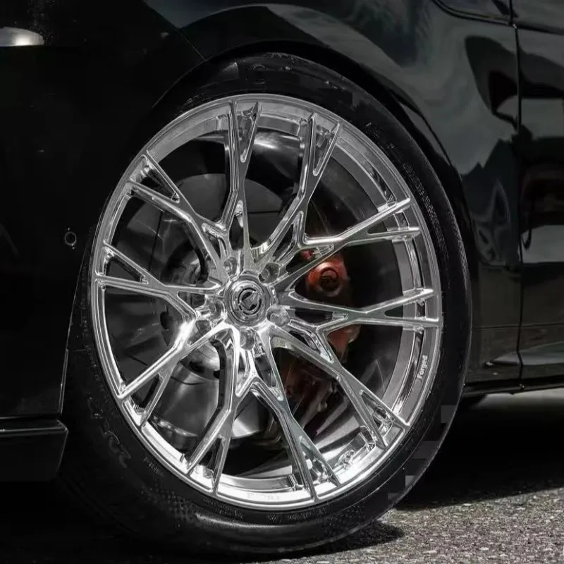 26 Style Chrome‑plated Silver Aluminum Alloy 16 17 18 19 20 21 24 26 5x114.3/5x120/5x112/5x115/5x100 Forged Wheels For BMW For P