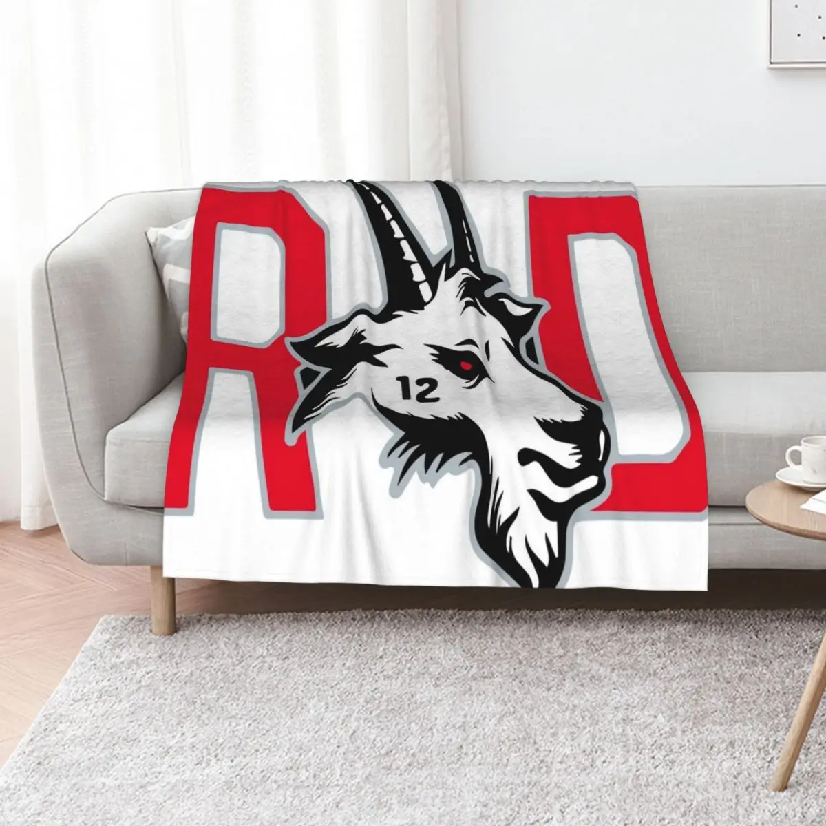 GOAT Throw Blanket bed plaid Plaid Large Decorative Sofas Luxury Tourist Blankets