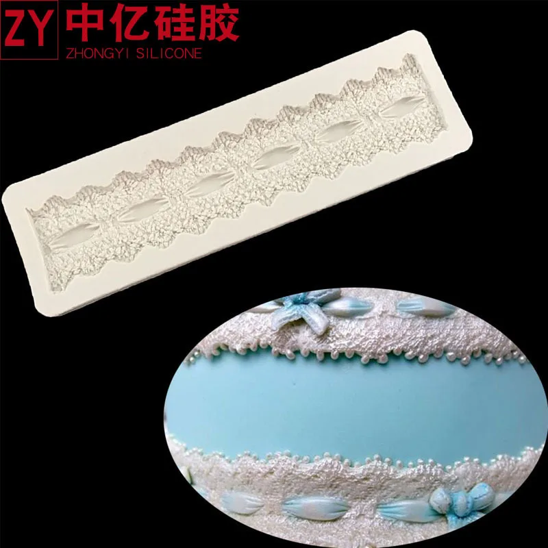 New DIY Fancy Pearl Shape Silicone Mold, Fondant Cake Baking Mould