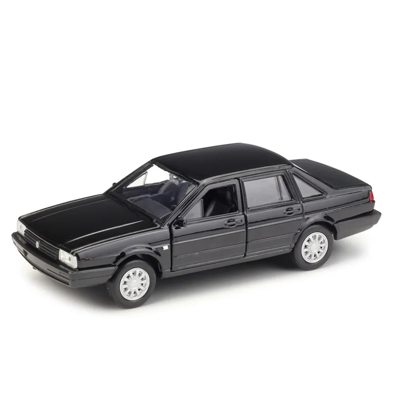 1/36 Volkswagen Santana Spielzeug auto Modell Welly Diecast Fahrzeug Miniatur zurückziehen klassische Limousine Sammlung Geschenk für Kinder Junge