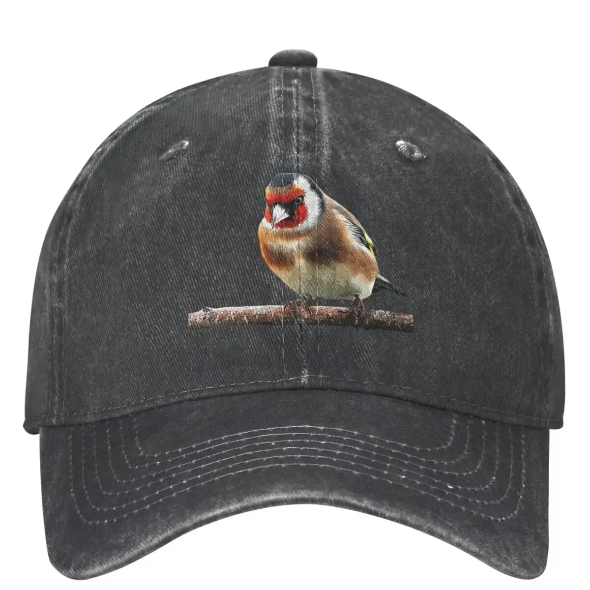 Goldfinch Baseball Cap Cute Bird Women Men Sunscreen Hip Hop Dad Hats Summer Fashion Running Hippie Baseball Caps