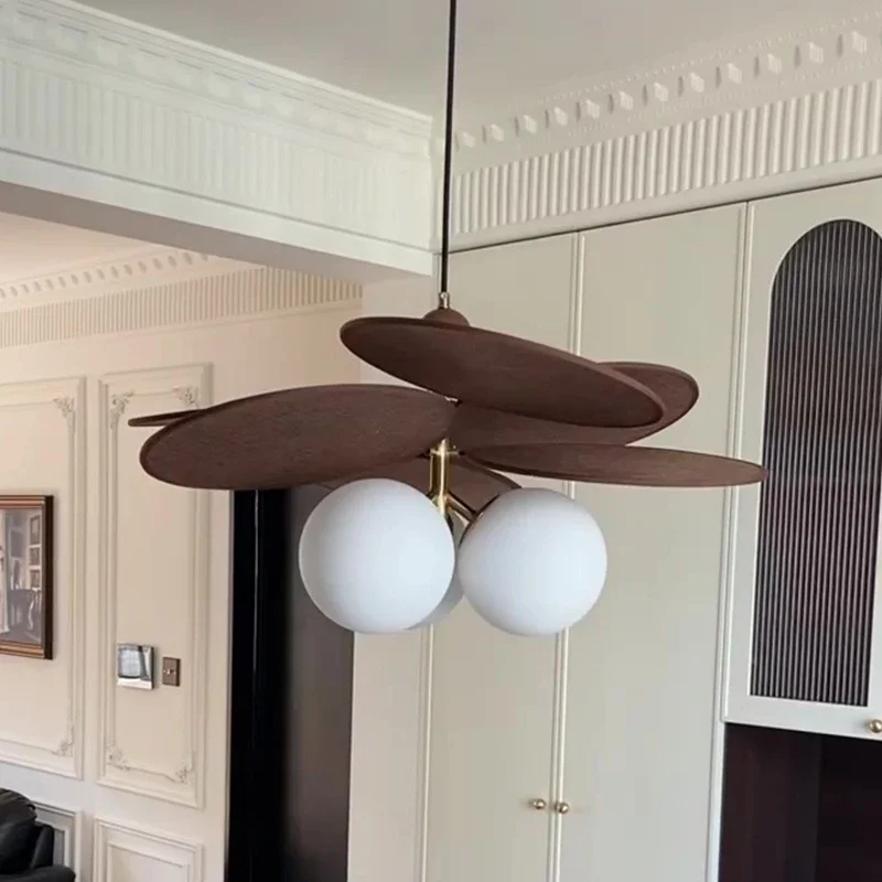 SANDYHA Nordic Retro Rattan Tecido Lustre LED Luminária de teto perfeita para quarto, sala de estar e corredor, decoração de casa