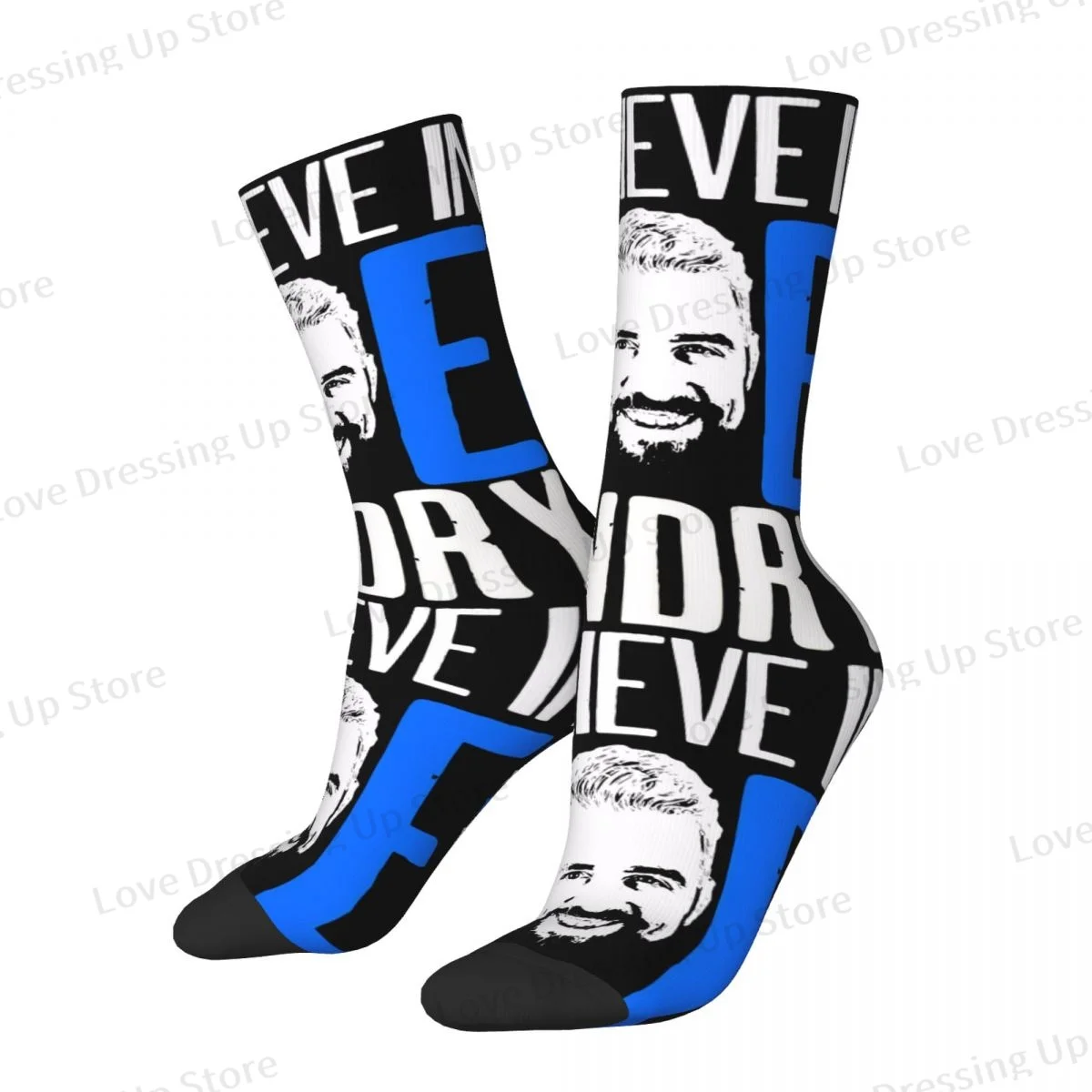 I Believe In Joe Hendry 2024 Unisex Winter Socks Hiking Happy Socks Street Style Crazy Sock