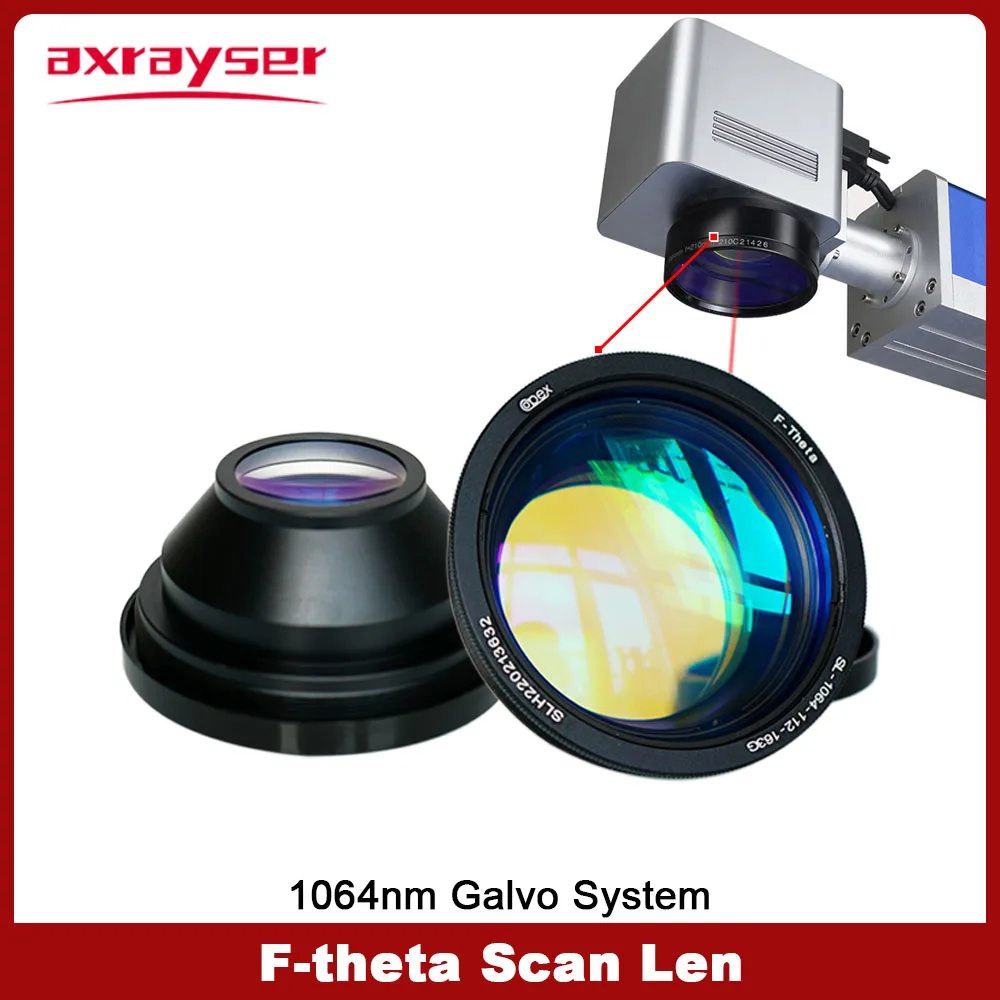 Axrayser F-Theta-Scanlinse 1064nm 70x70 F100 - 500x500 F650 Feldlinse für YAG-Faserlaser-Galvo-System – Detail 1