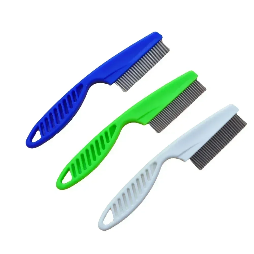 Pet Grooming Flea Comb Stainless Steel Care Comb for Cat Dog Hair Brush Flea Removal Massage Comb Pet Portable Tools Accessories