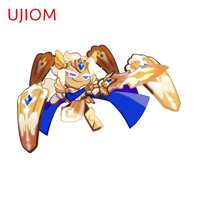 UJIOM Cookie Run Kingdom Trendy Maga Wall Sticker Fashion Customizable Bathroom Decal Simplicity Creative Computer Case Decor