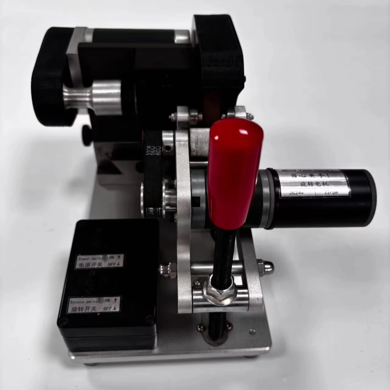 

Applicable to0-2500 RPM Digital Control Semi-Auto PU Round Belt Grinder 13 Model Automatic PU Round Belt Sanding Machine with Co