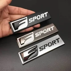 3D Metal FSPORT Logo Fender Emblem Rear Trunk Badge Sticker for Lexus RX300 IS250 IS200 GX470 GS300 RX GS NX IS ES