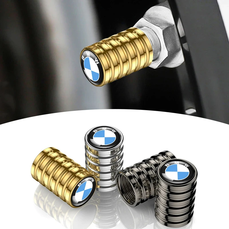 

Car Wheel Tire Valve Stems Cap Badge Tyre Stem Covers Airdust Waterproof For BMW E36 E46 E90 E60 E39 F30 F10 F20 E70 E53 G30 E91