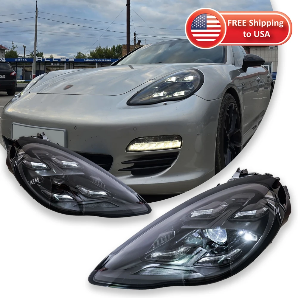 

Car Lights For Porsche Panamera 970 970.1 Headlights 2010-2013 LED Projetor head Lamp Daytime Running Light Automotives