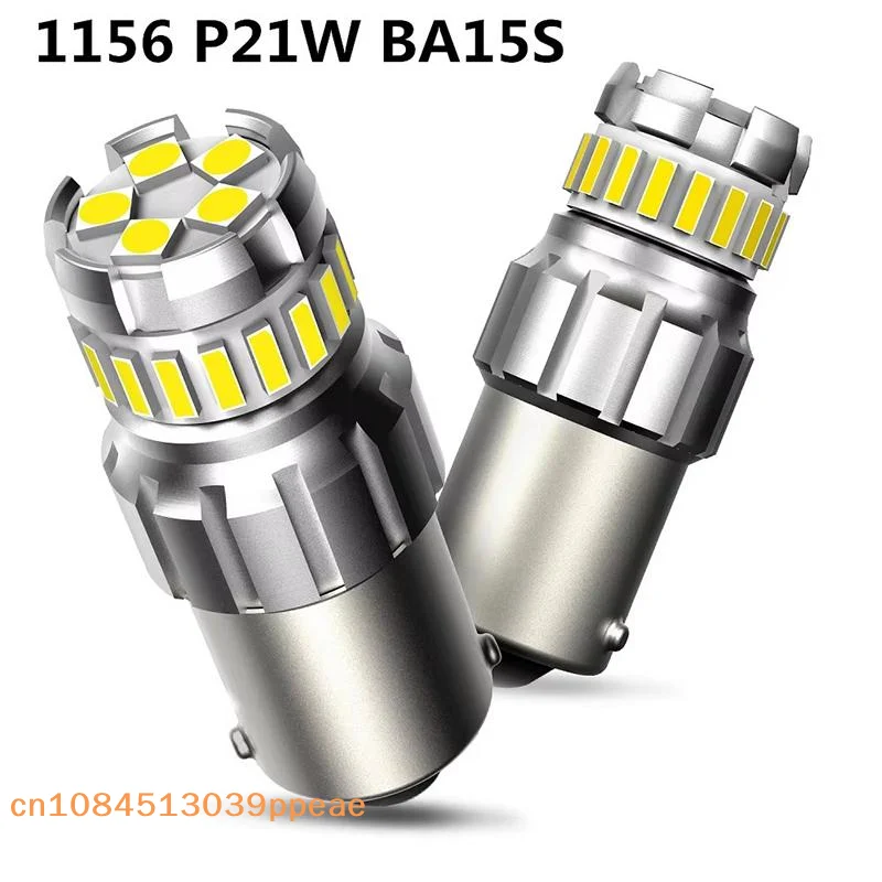 1 Pc 1156 1157 LED Lights Red White Yellow DRL Position Signal Lamp Bulb Ba15s P21 5W W21/5W 7440 7443 T25 Brake Stop Car Lights