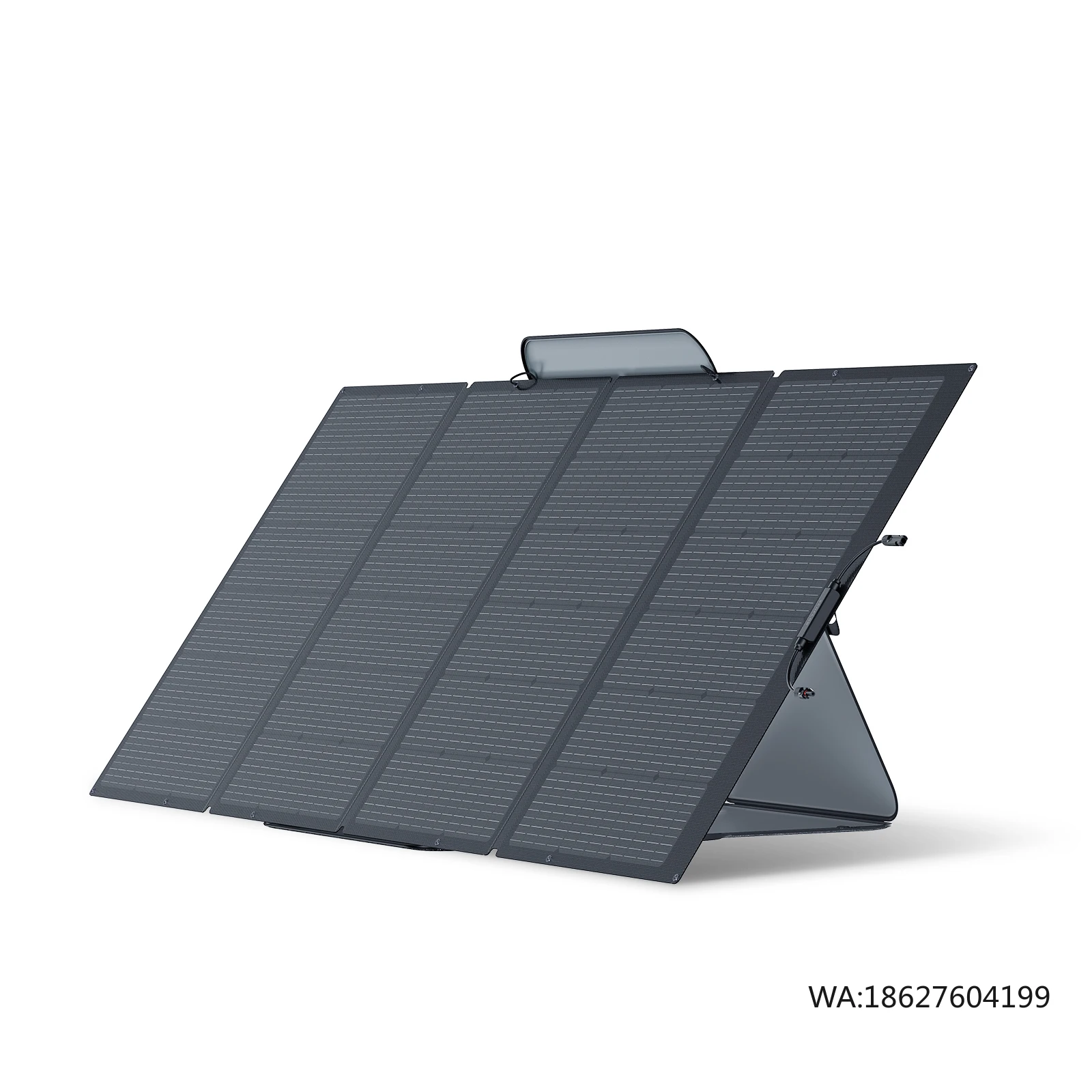 

Durable, Complete With an Adjustable Kickstand , Waterproof Ip68 Ecoflow 400w Portable Solar Panel, Foldable &