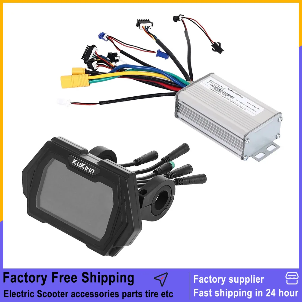 

Brushless DC Motor 2024 Version Display for KUGOO KIRIN KuKirin G2 Pro 48V 20A Controller Electric Scooter Control Motherboard