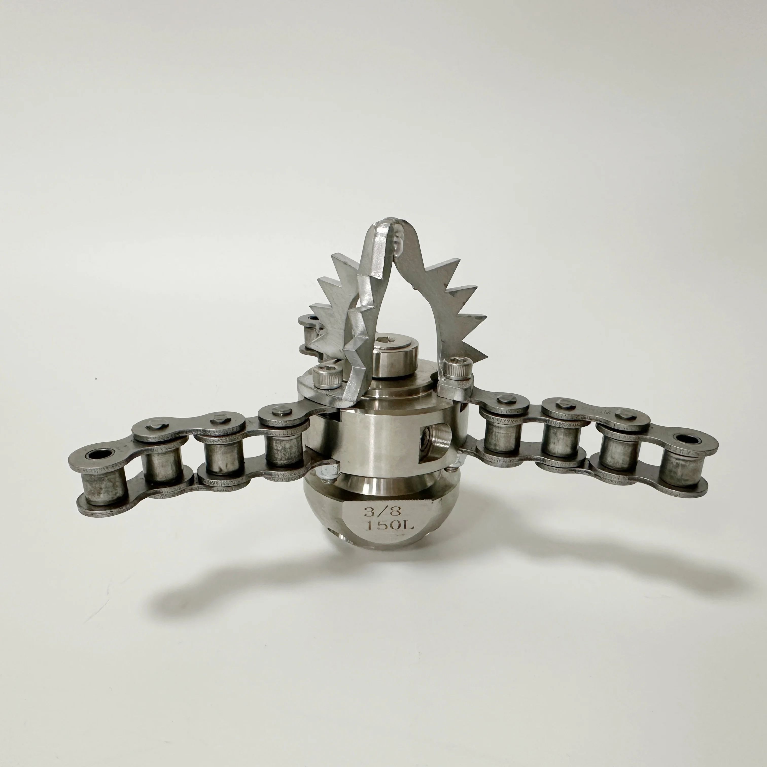 3/8 80L Blasting King Sewer Jetter Rotating Chain Scraper Flail Attachment Heavy Duty Municipal Sewerage Cleaning Pipe Flushing