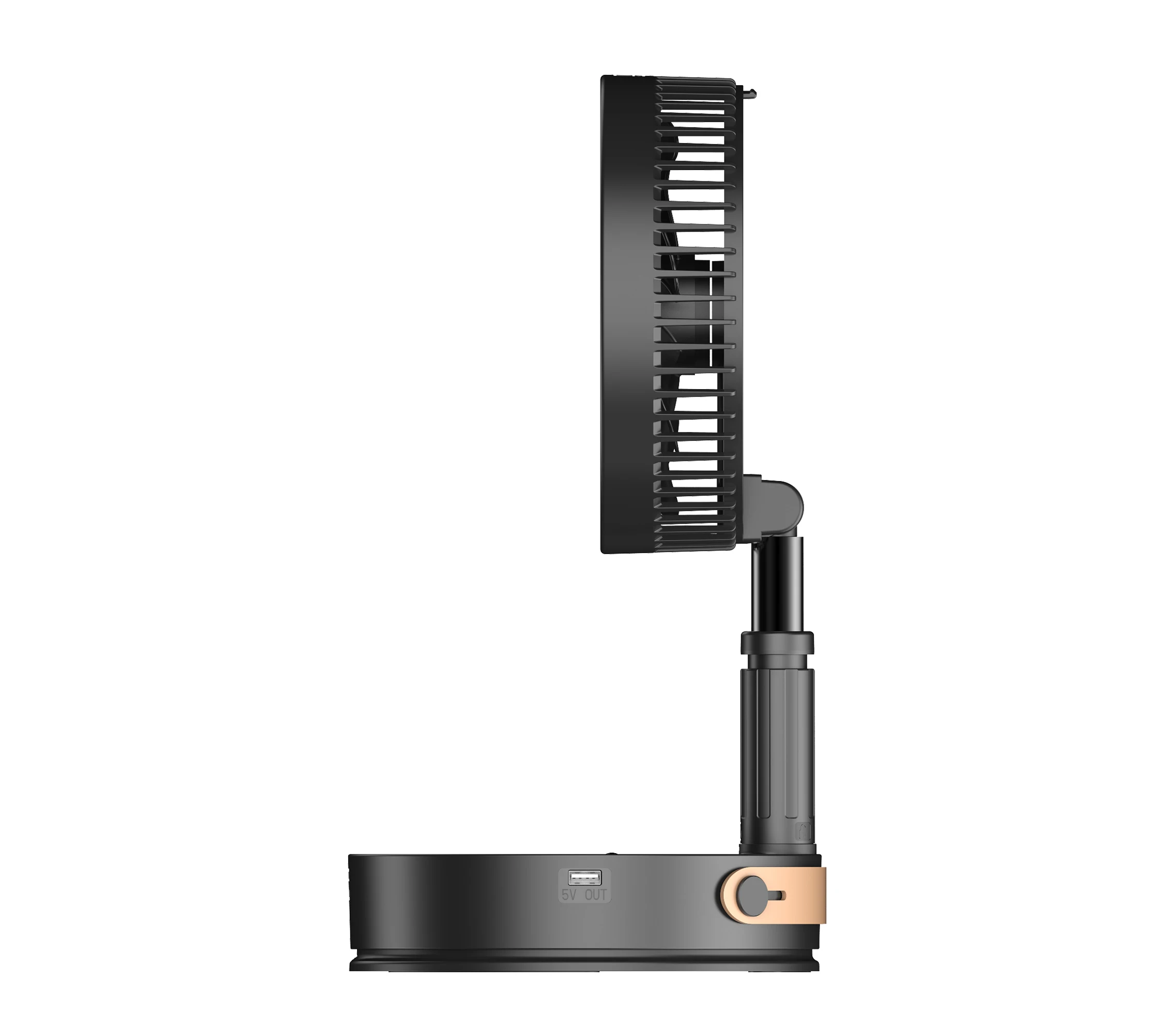 Ventilador plegable ODM, ventilador de suelo con Control remoto magnético recargable, capacidad de batería de 7200mAh, ventilador de escritorio