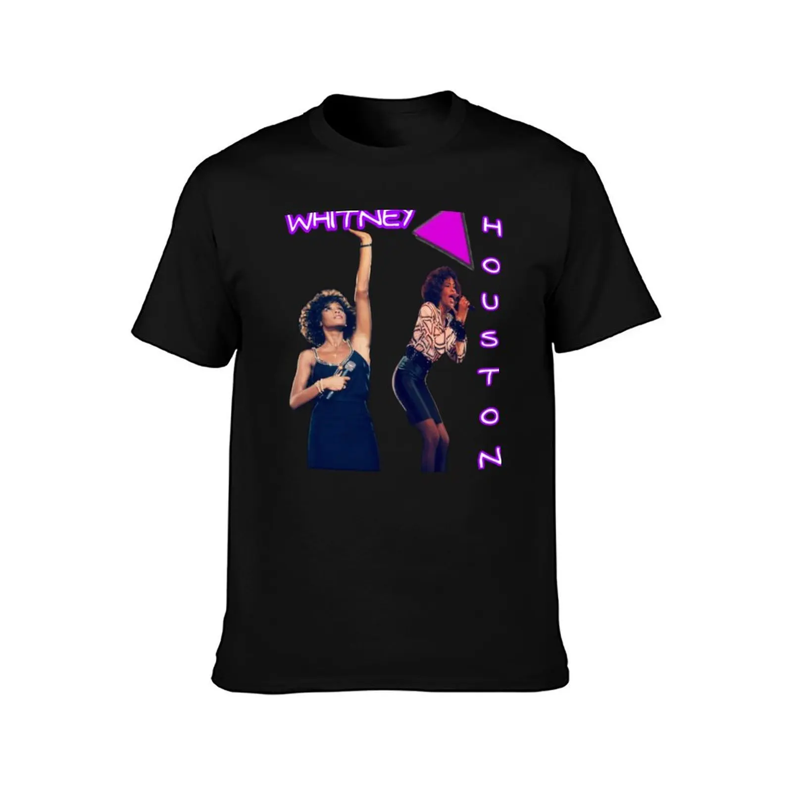 Whitney Houston Diva Classic T-Shirt Everyday Wear Basic Short Sleeve Top T-Shirt