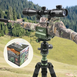 Senapan Saddle Clamp Ringan Portabel Menembak Istirahat Sempit Aluminium Tripod Kepala dengan 3 Bantalan untuk Busur Airgun Shotgun Hijau 8 hakintosh penjualan terbaik - №