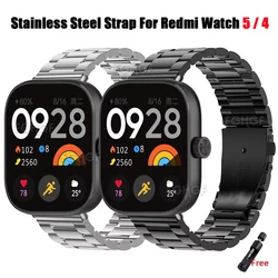 Stainless Steel Bracelet For Redmi Watch 6 5 Strap Replacement Wristband For Xiaomi Redmi Watch 4 Watch Band Correa Accessories