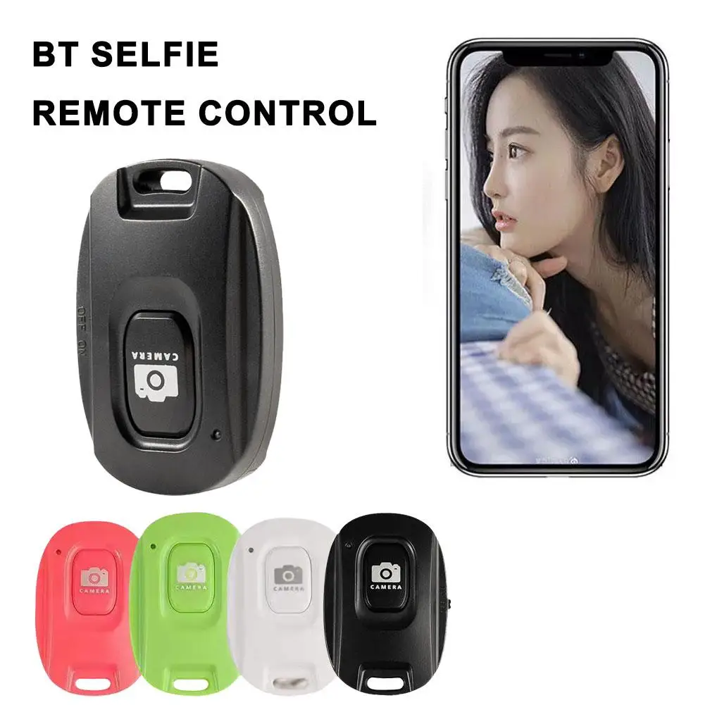 Single Button Bluetooth Selfie Remote Control Wireless Selfie Bluetooth Camera Control Device Beauty Remote B3B4