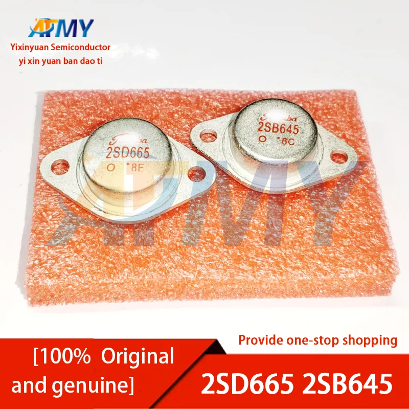 Gold-Sealed 2SD665 2SB645 Audio Amplifier Pairing Transistor TO-3 for Electronic Components Market