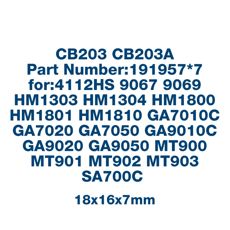 CB203 CB203A Carbon Brush for Makita 4112HS 9069 HM1303 1304 1800 1801 1810 GA7010CCarbon Brush Replacement Parts Carbon Brush