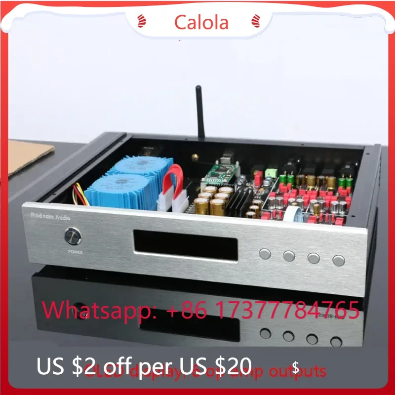 Dual ES9038PRO audo Decoder Fully Balanced QCC5125 Bluetooth 5.0 DAC Support DSD512 PCM384KHz Lossless Decoding AMANERO USB