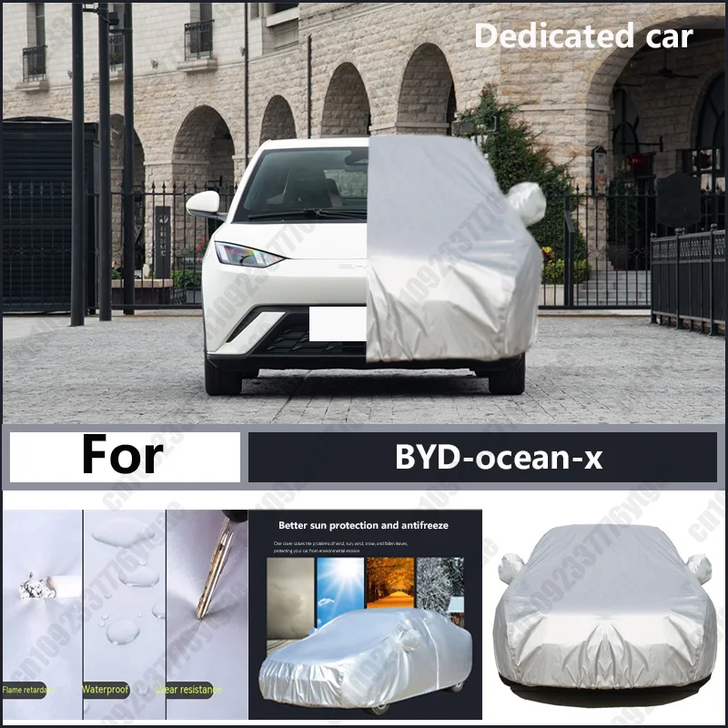 

For BYD-ocean-x Oxford cloth car cover for sun protection, rain resistance, and all season special car dust cover