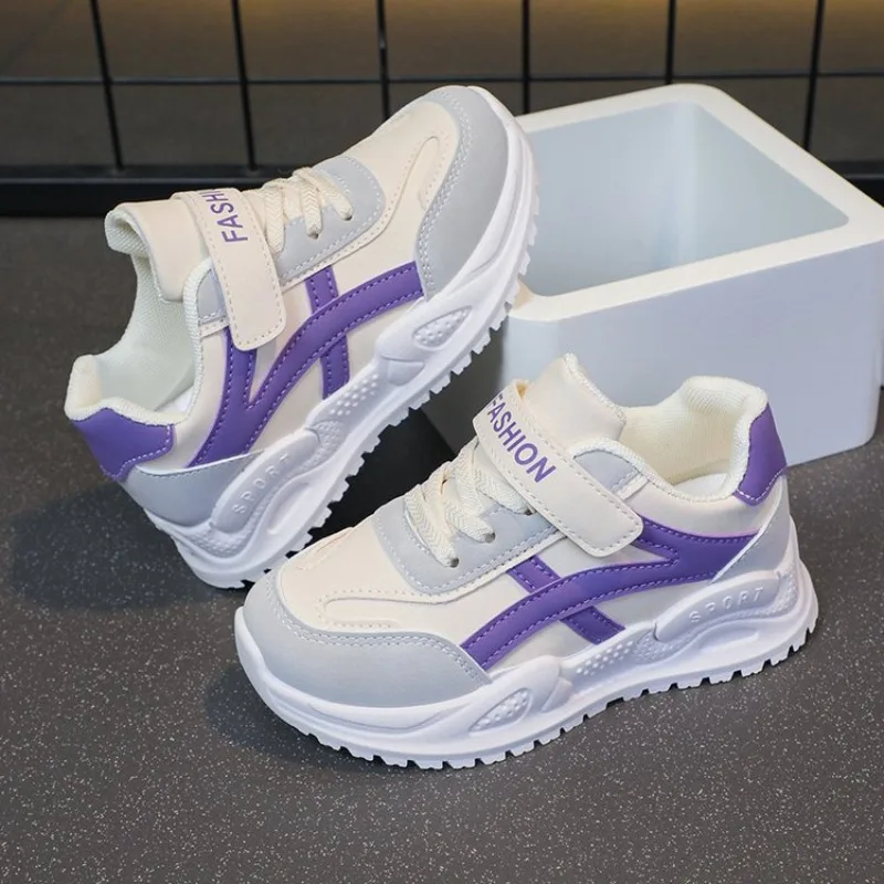 2026 Autumn Kids Casual Boys Girls Shoes Fashion For 7-15y Lightweight Running Young Student's Children Sports Girl's Shoes view 4