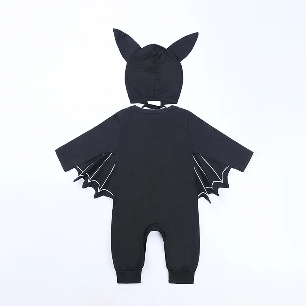 My First 1st Halloween Outfit Baby Clothes Long Sleeve Romper Bat Design Hoodies Newborn Girl