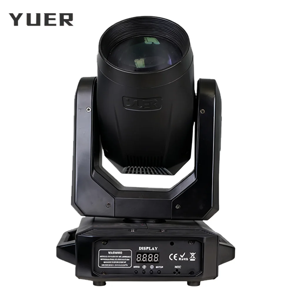 200 واط LED شعاع تتحرك رئيس ضوء مع تأثير قوس قزح 12 Gobos 6 + 12 المنشور 8 ألوان DMX512 لملهى DJ ديسكو حفل زفاف ملهى ليلي