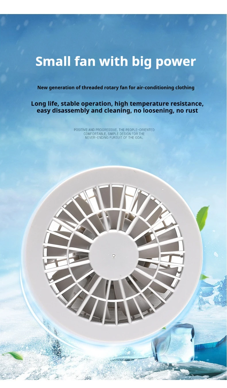 Summer Air Conditioning Suit Heatstroke Prevention Vest Men's and Women's High-tech Universal Camouflage Cooling Fan Suit