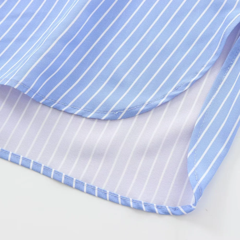 เสื้อทรงหลวมของผู้หญิงมีปกแขนยาวติดกระดุมลายดอกไม้พิมพ์ลายฤดูใบไม้ผลิและฤดูร้อนเสื้อแฟชั่นใหม่