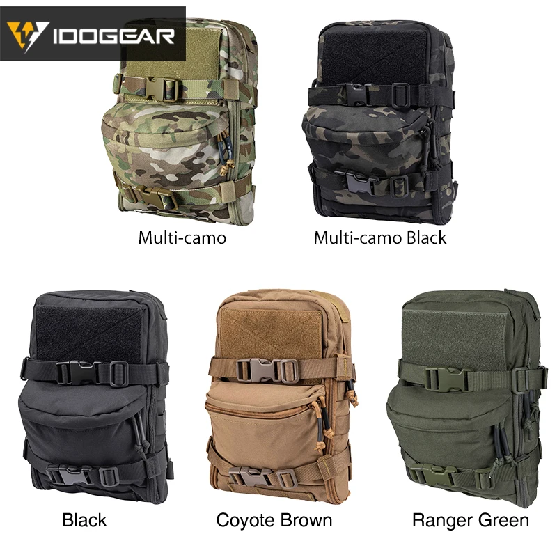 IDOGEAR Tactical Hydration Pack Molle Pouch Mini Outdoor Sport Water Bags 3530