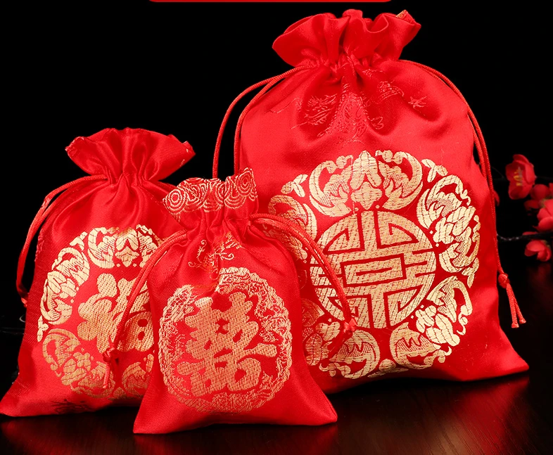 Xilianzhi Wedding Gift Brocade Bag Supplies Creative Handheld Gift Bag