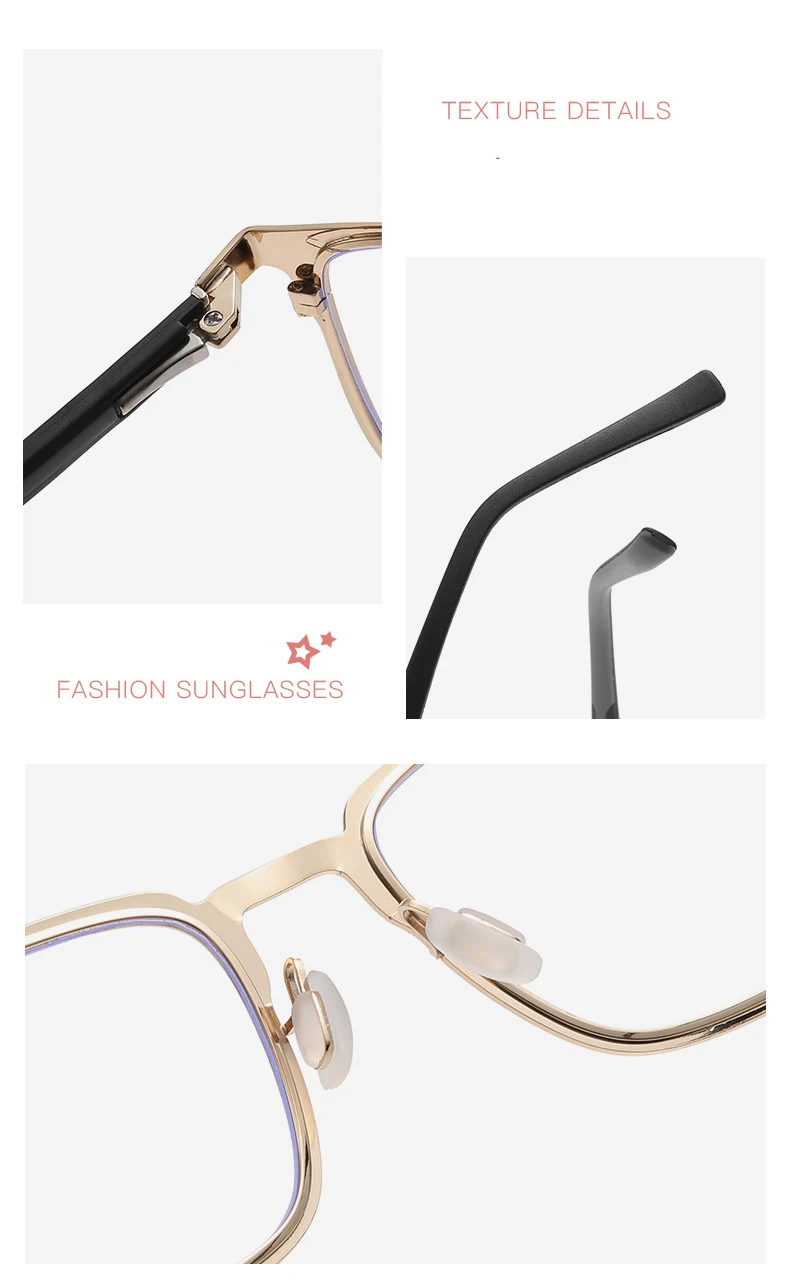 Photochrome Myopie-Brille, Business-Vollformat, modisch, ultraleicht, für Herren, quadratisch, Tr90-Tempel, Myopie-Brille 8405 – Detail 3