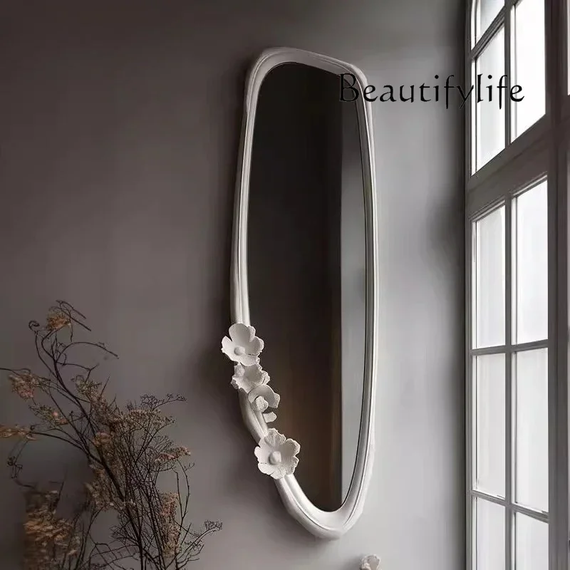 X40 French Dressing Mirror Art Fashionable Decoration Fitting Mirror Entrance Bathroom Wall-mounted Full-length Mirror