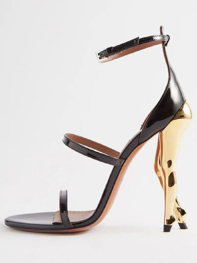 

Spring/Summer New Open Toe Slip-Toe Slim Heel Sandals Single Shoes Thin High Heels Banquet Dress Large Customized Women's Boots