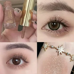 Korean Matte Liquid Eye Shadow Pencil Longlasting Shiny Shimmer Sequins Glitter Makeup Pallette Nude Comestics Maquillge