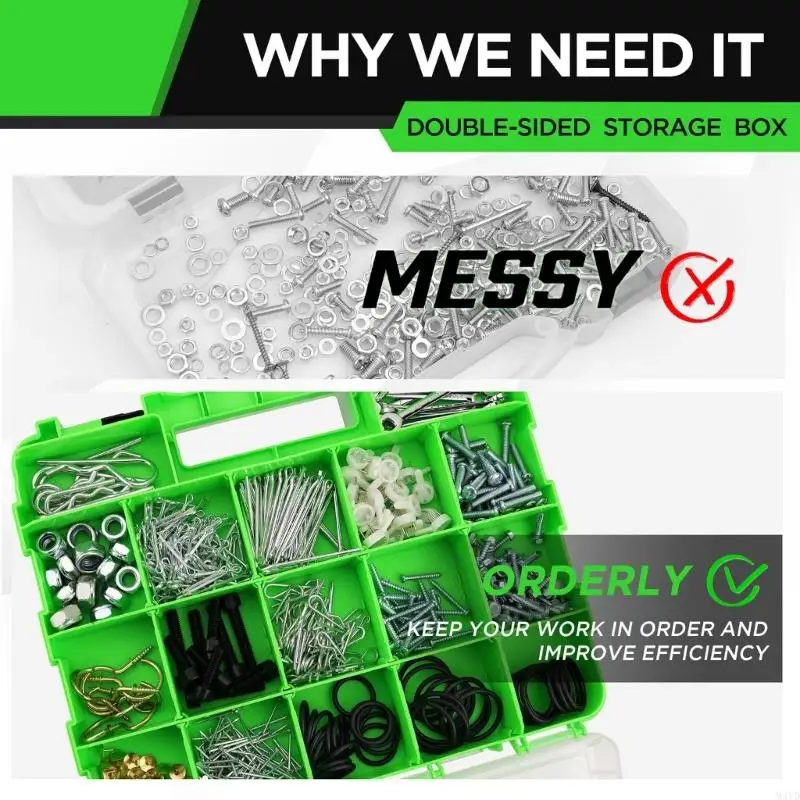 منظم التخزين المحمول مع قفل مضمون قابلين للإزالة مقصورة ذات أجهزة متعددة الأغراض مربع تخزين M4YD #4