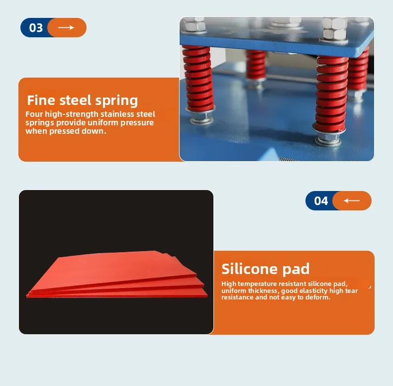 Lower Heat Pneumatic Single Station Glue Stripping Machine, Computer Embroidery Factory Special Lower Heating Embroidery Film