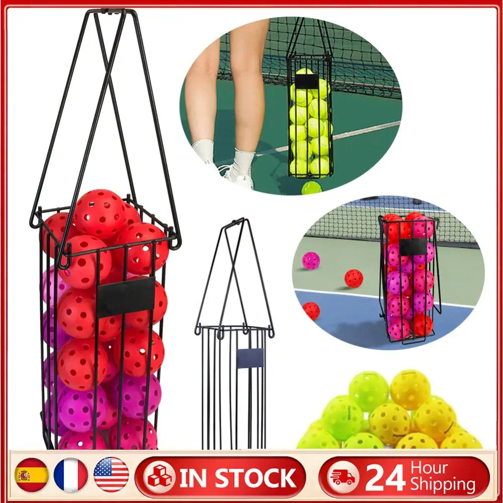 

Бункер для теннисных мячей, профессиональный сборщик пиклбола, 25 теннисных мячей/15, емкость для пиклбола для сбора мячей для хранения