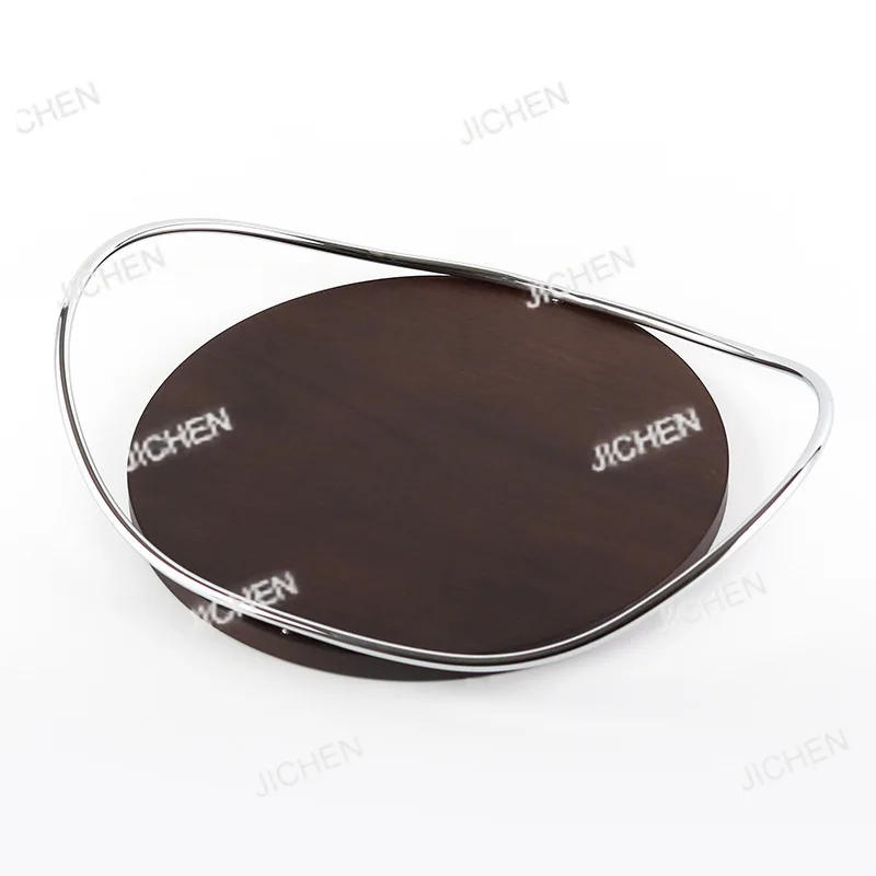 

Скандинавский минималистичный поднос-полумесяц из массива дерева, поднос для хранения, декоративный поднос для гостиной, фруктовница для столовой, подставка для украшений