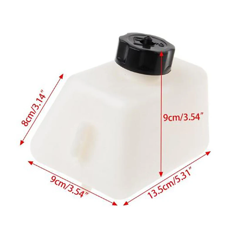 

New1pc white Plastic Motorcycle Petrol Fuel Tank For Mini Motor Dirt Bike